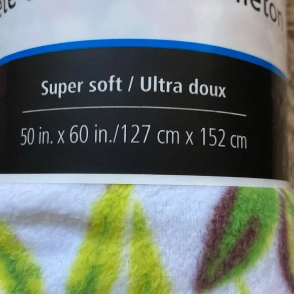 🆕 Fleece throw - Picture 2 of 3